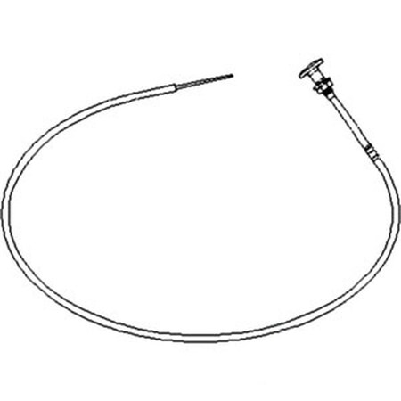Aftermarket Choke Cable Fits Massey Ferguson 150 165 175 180 255 Tractor 41in. Long 505759M1